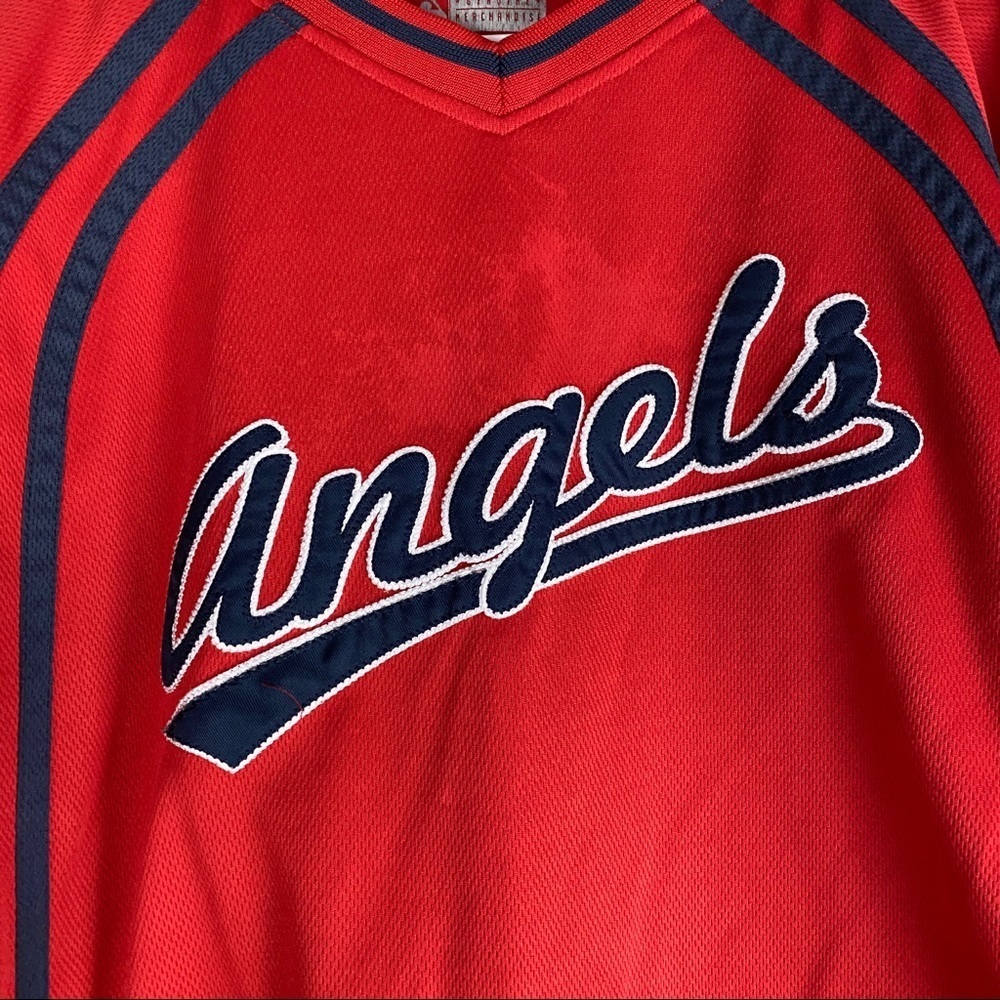 True Fans Anaheim Angels Warm Up Jersey Size Large - Picture 2 of 7